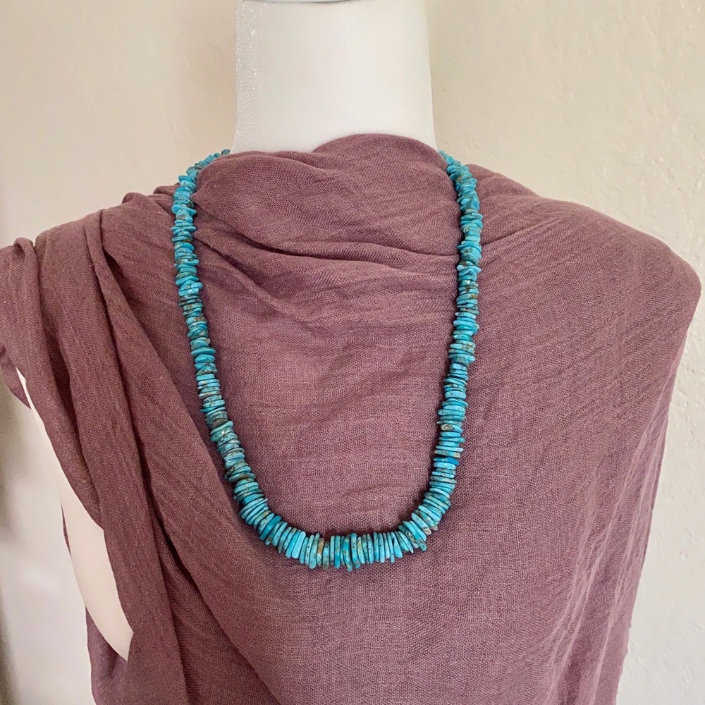 Chaco Canyon turquoise necklace